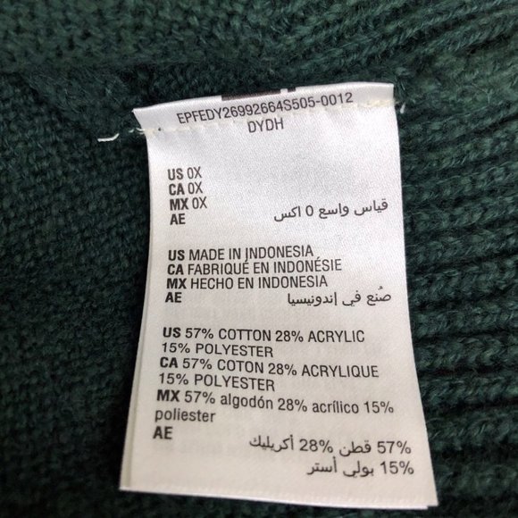 Style & Co. Ruffled Trim Scoop Neck Sweater NWT Sz 0X - Picture 11 of 12